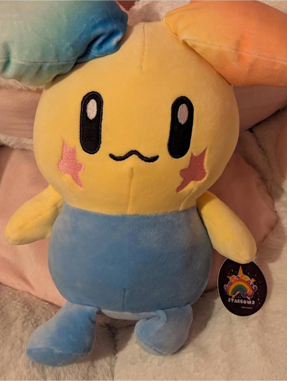 Cute soft Usahana-like pastel Starbow bunny plush